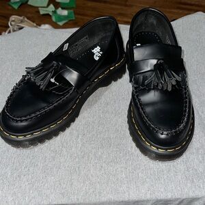 Dr. Martens Black Tassel Loafers